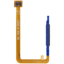 Sensor de huella gris para Samsung Galaxy A07 4G (A075) con cable flex, repuesto original.