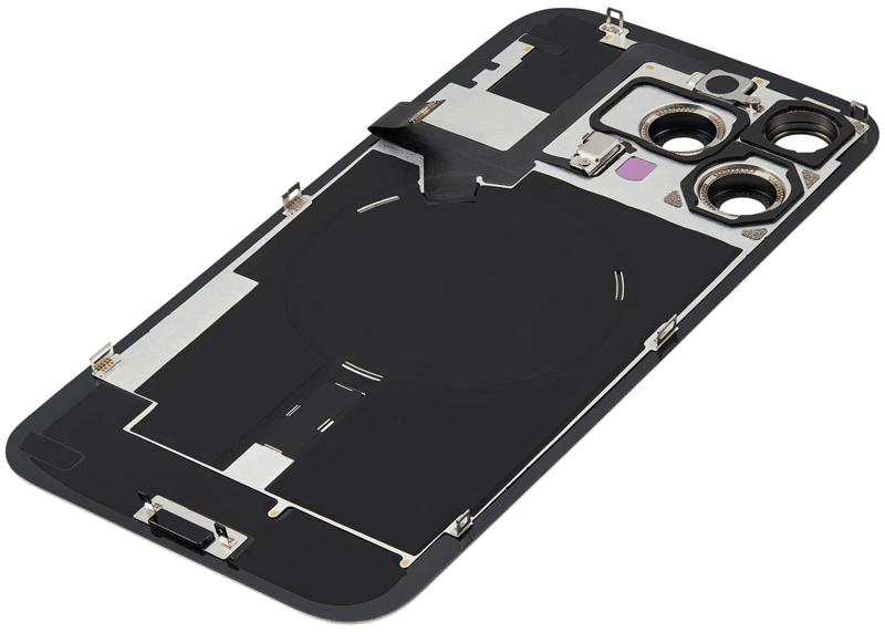 Reparación de tapa trasera con placa de acero para iPhone 16 Pro Max en Guatemala.