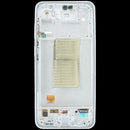 Pantalla OLED blanca refurbished para Samsung Galaxy A36 5G (A366), lista para reparación y reemplazo.