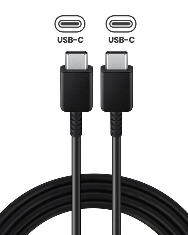 Compra en Guatemala el Cable USB-C a C (3ft) para Samsung, OEM nuevo en empaque a granel, color negro.