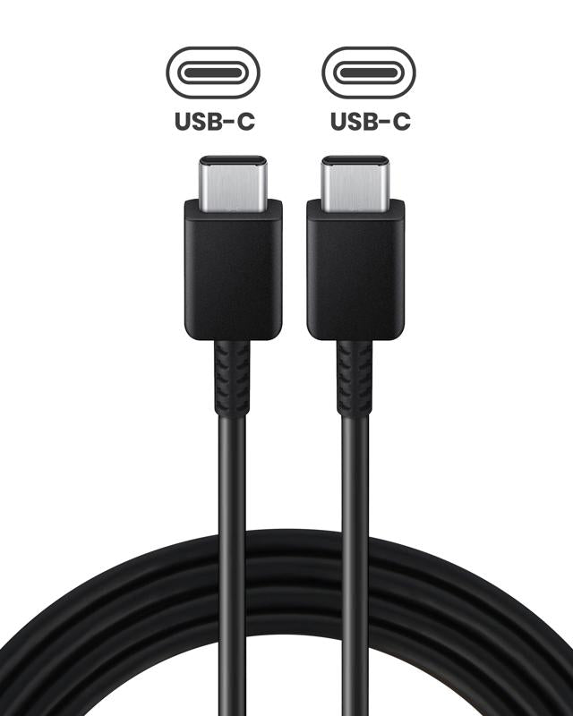 Compra en Guatemala el Cable USB-C a C (3ft) para Samsung, OEM nuevo en empaque a granel, color negro.