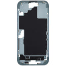 Chasis medio iPhone 16 Plus (A3082) teal Aftermarket Plus con botones power y volumen, repuesto de reparación.