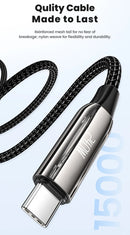Encuentra en Guatemala el cable Toocki USB C-C Super Fast Braided para puerto de carga.