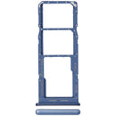 Bandeja SIM de repuesto azul cielo para Samsung Galaxy M32 (M325F), pieza original.