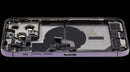 Tapa trasera Deep Purple usada para iPhone 14 Pro Max A2651 con puerto de carga flex.