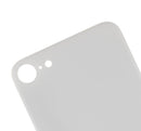 Tapa trasera para iPhone 8 / SE (2020) con adhesivo 3M (Sin logo / Orificio de camara grande) (Plata)