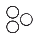 Anillos bisel de cámara trasera para iPhone 14 Pro/Pro Max, 3 piezas, negro espacial, pack de 10.