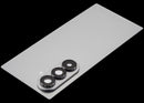 Tapa trasera plateada para Samsung Galaxy Z Fold7 5G (F966) con lente de cámara integrada, ideal para reparación.