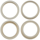 Aros de cámara trasera amarillos para iPhone 15 y 15 Plus, paquete de 10 piezas de repuesto.
