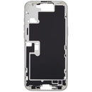 Marco medio blanco titanio para iPhone 16 Pro Max A2894/A3088, con botones y chasis de repuesto.