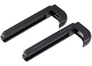 Soporte de carga negro con grip ergonómico para mandos Joy-Con de Nintendo Switch y Switch 2.