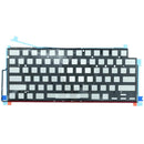 Retroiluminación de teclado para MacBook Air 15 (2025) modelo A3241, diseño US English. Iluminación de teclado Apple.