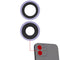 Lente de Cámara Trasera con Soporte y Bisel para iPhone 12 / 12 Mini (Morado)