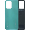 Tapa trasera original Xiaomi Redmi Note 12 5G en color verde menta, repuesto para reparación.