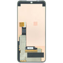 Pantalla OLED negra sin marco para LG V50s ThinQ, display original LM-V510N, ideal para reparación.