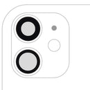 Lente de cámara trasera con adhesivo para iPhone 11 (A2111, A2221, A2223), 2 piezas de zafiro real premium.