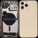 Reparación de tapa trasera con puerto de carga flex para iPhone 13 Pro Max en Guatemala.