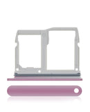 Bandeja para tarjeta SIM para LG Stylo 5 (Rubio Rosa)