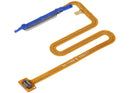 Lector de huellas digital gris con cable flex para Samsung Galaxy A06 5G (A066), pieza de repuesto.