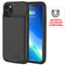 Encuentra en Guatemala el estuche protector de carga 4800mAh para iPhone 11 Pro en color negro.