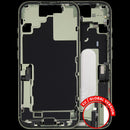 Chasis medio usado para iPhone 17 (A3280, A3281) con puerto de carga USB-C y piezas pequeñas.