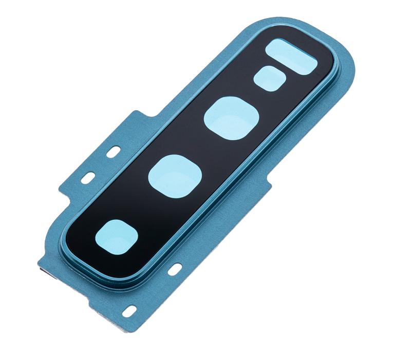 Lente de camara trasera con aro de bisel para Samsung Galaxy S10 (Verde)