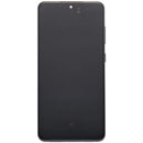Pantalla OLED de repuesto para Samsung Galaxy S21 FE 5G en grafito, con marco, 120Hz, ideal para reparación de pantalla rota.