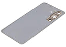 Tapa trasera de repuesto Samsung Galaxy S26 rosa dorado con lente de cámara, para cambio de tapa rota.