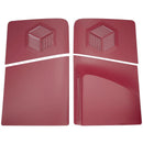 Carcasa PS5 Pro disco color rojo rosa, protector de consola brillante para PlayStation 5 Ultra HD.