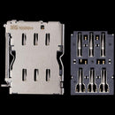 Lector SIM premium para Samsung Galaxy S24 Ultra 5G (S928), repuesto de bandeja flex para reparación de teléfono.