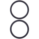 Anillo de bisel negro para cámara trasera de iPhone XR (A1984, A2105), repuesto de pieza Apple.