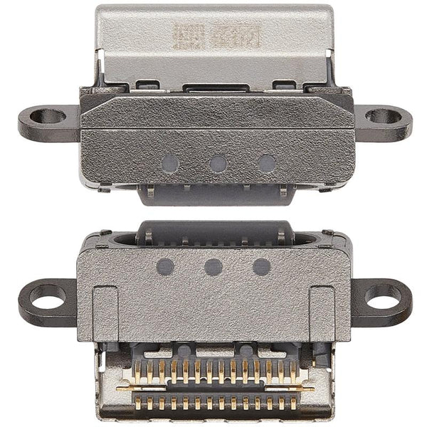 Reparación de puerto de carga para iPad Air 11" y Air 13" (2024) en Guatemala - Paquete de 10 unidades, soldadura requerida, premium, color Space Gray.