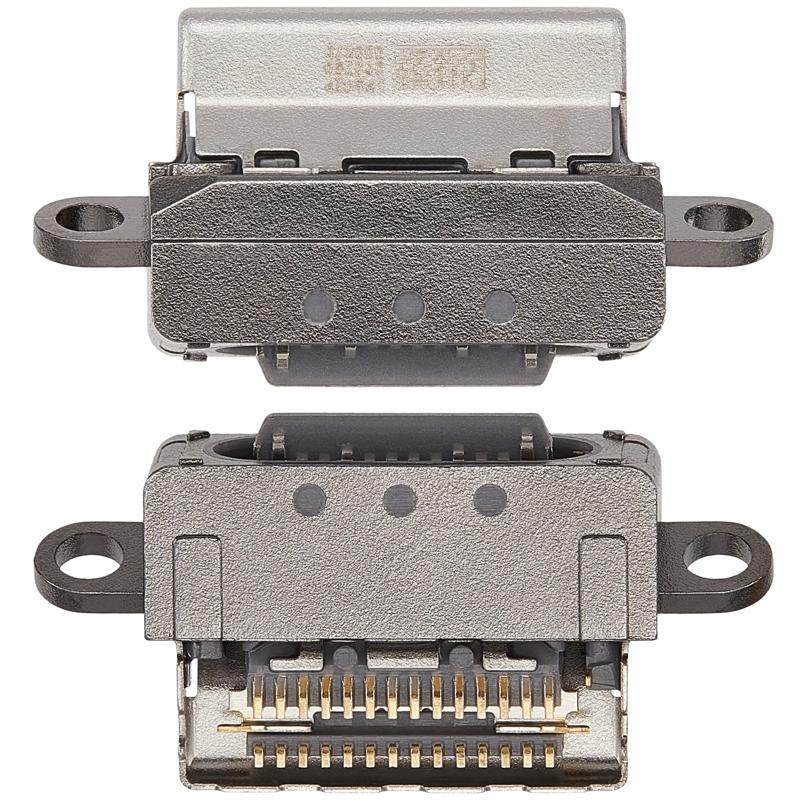 Reparación de puerto de carga para iPad Air 11" y Air 13" (2024) en Guatemala - Paquete de 10 unidades, soldadura requerida, premium, color Space Gray.