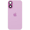 Tapa trasera rosa OEM iPhone 16 con MagSafe, NFC y flex de flash, versión UK/EU.