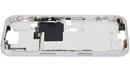 Chasis medio blanco titanio para iPhone 16 Pro, con botones de encendido y volumen, repuesto A3292.