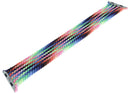 Correa Apple Braided Solo Loop Pride Edition, trenzada multicolor, tamaño 11 grande, para Apple Watch 44mm a 49mm.