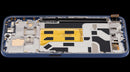 Pantalla OLED refurbished azul con marco para Nothing Phone (2a), ideal para reparar display roto y cambio de pantalla.