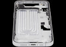 Tapa intermedia blanca para iPhone 16e/17e (versión US), con pequeñas piezas y marco original OEM.