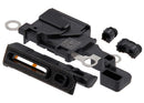 Malla protectora negra para altavoz y micrófono de iPhone 17 (modelos A3519, A3520, A3521).