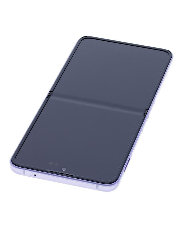 Pantalla OLED para Samsung Galaxy Z Flip 3 5G con marco en Lavanda original