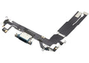 Puerto de carga Teal Aftermarket Plus para iPhone 16 (A3082, A3290) con cable flex USB-C de repuesto.