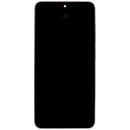 Pantalla OLED con marco para Samsung Galaxy S24 5G, color Marble Grey, lista para reparación.