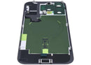 Tapa trasera con placa de acero con carga inalambrica NFC MagSafe y flex de linterna compatible para iPhone 16 Pro Max (Original) (Titanio del Desierto)