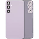 Tapa trasera de vidrio lila para Samsung Galaxy A35 5G con lente de cámara, repuesto para reparación.