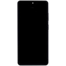 Pantalla Samsung Galaxy S26 Ultra 5G negra con frame, repuesto Aftermarket Plus de 120Hz para reparación de display roto.