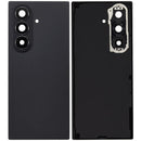 Tapa trasera Jet Black para Samsung Galaxy Z Fold 7 5G (F966) con lente de cámara, repuesto de reparación.