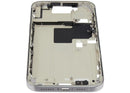 Tapa superior blanca de titanio para iPhone 16 Pro Max, repuesto para cambio de carcasa y reparación.
