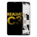 Pantalla LCD con marco refabricada para Realme C3 en Guatemala.