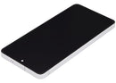 Pantalla Samsung Galaxy S26 5G blanca, display de repuesto para reparación de pantalla rota.