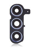 Lente de camara trasera con anillo de bisel para Samsung Galaxy S24 Plus 5G (Azul Zafiro)